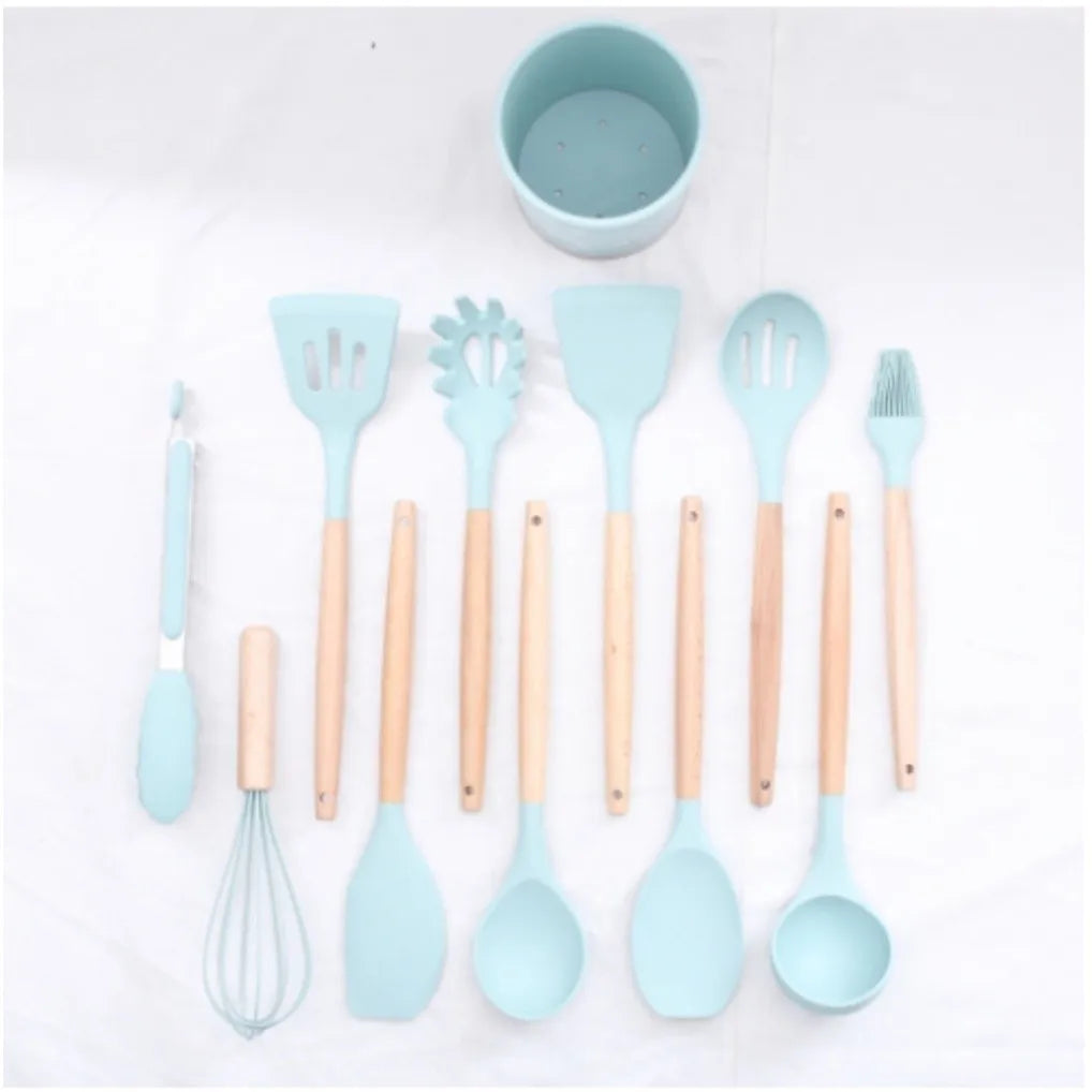 Kit de cozinha C/12 peças de silicone em alta qualidade